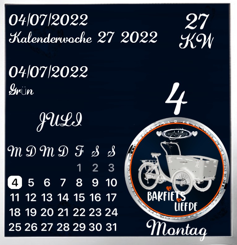 Kalender Bakfiets Liefde Ucolor 1