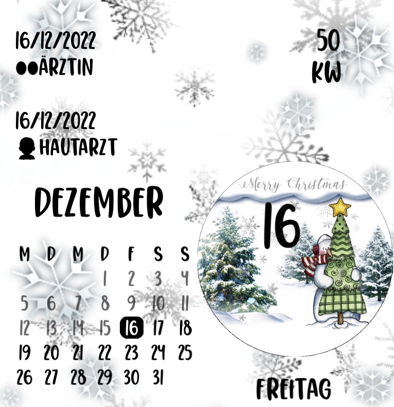 Kalender Snowman 1