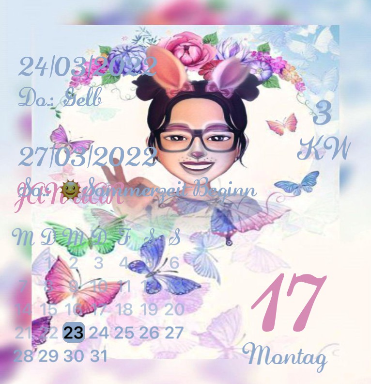 Kalender Easter AR Emoji 