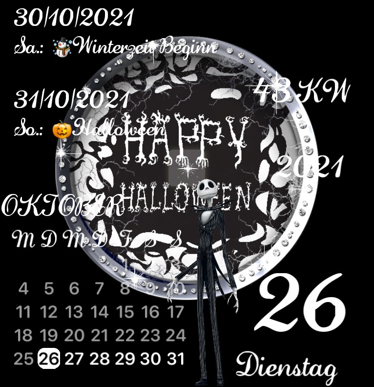 Kalender gross Halloween 
