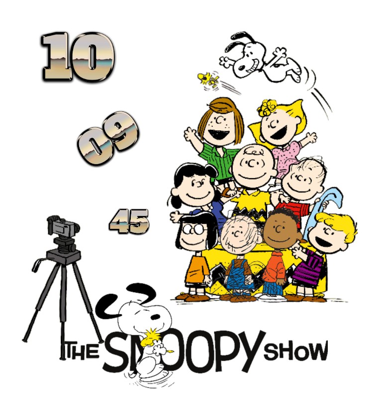 Clock The Snoopy 