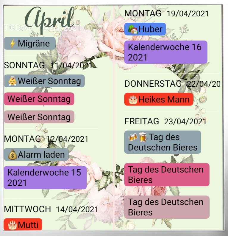  Termine   Pfingsten 