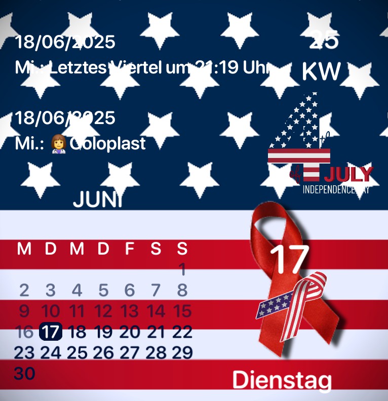 Kalender 4.July 