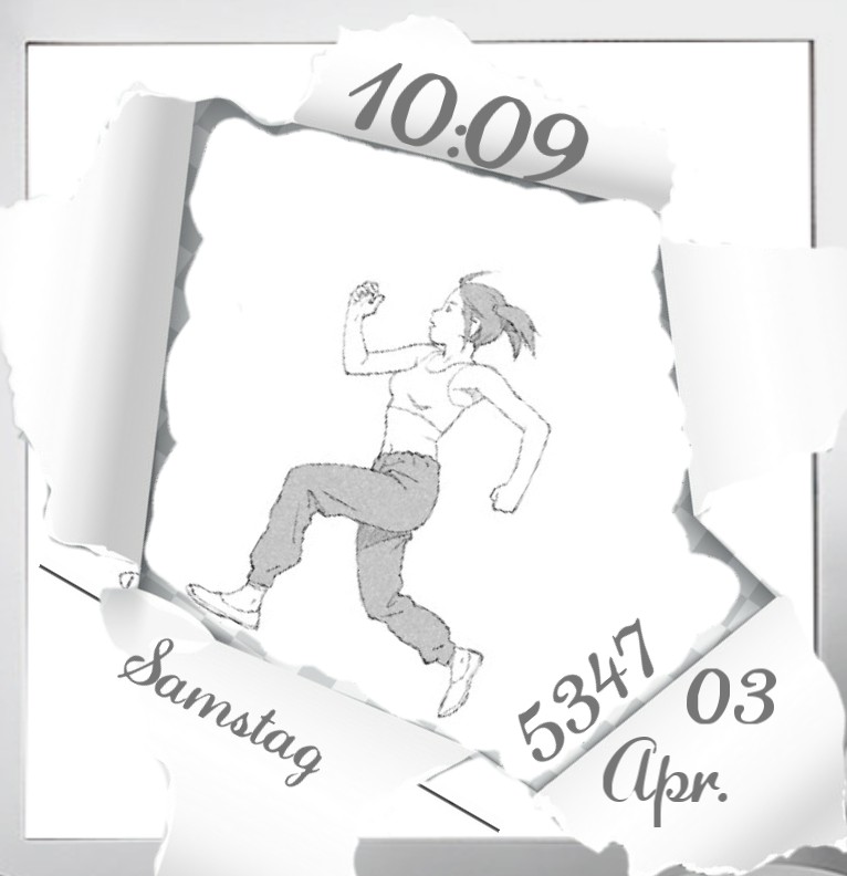 Clock  Comic Woman