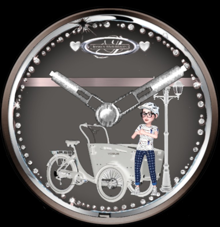 Clock Lastenebike beleuchtet 