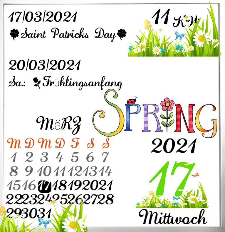 Kalender Spring 1