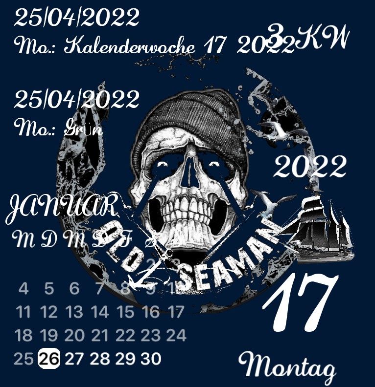 Kalender Old Seaman Neu