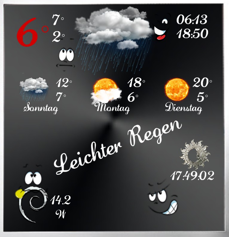 Widget Wetter Emoji 