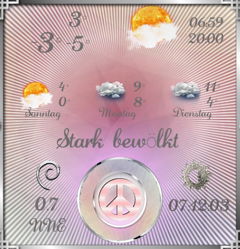Wetter Peace Rosa Batik  