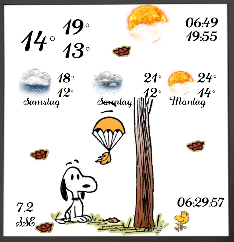 Wetter Snoopy Autumn 