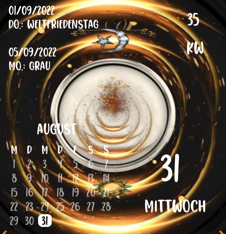 Kalender Summer Night Day 