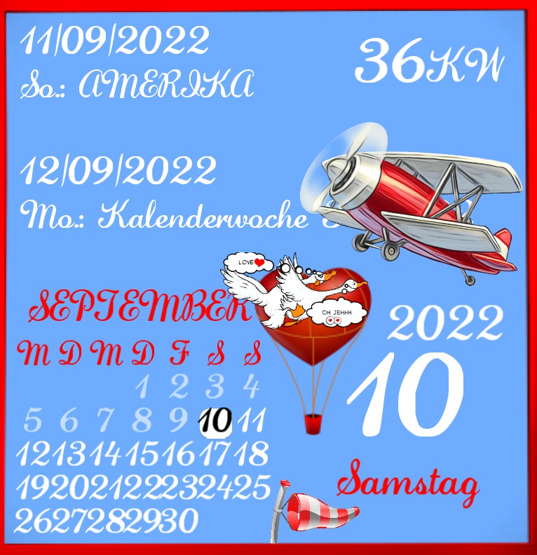 Kalender gross Loveairline  