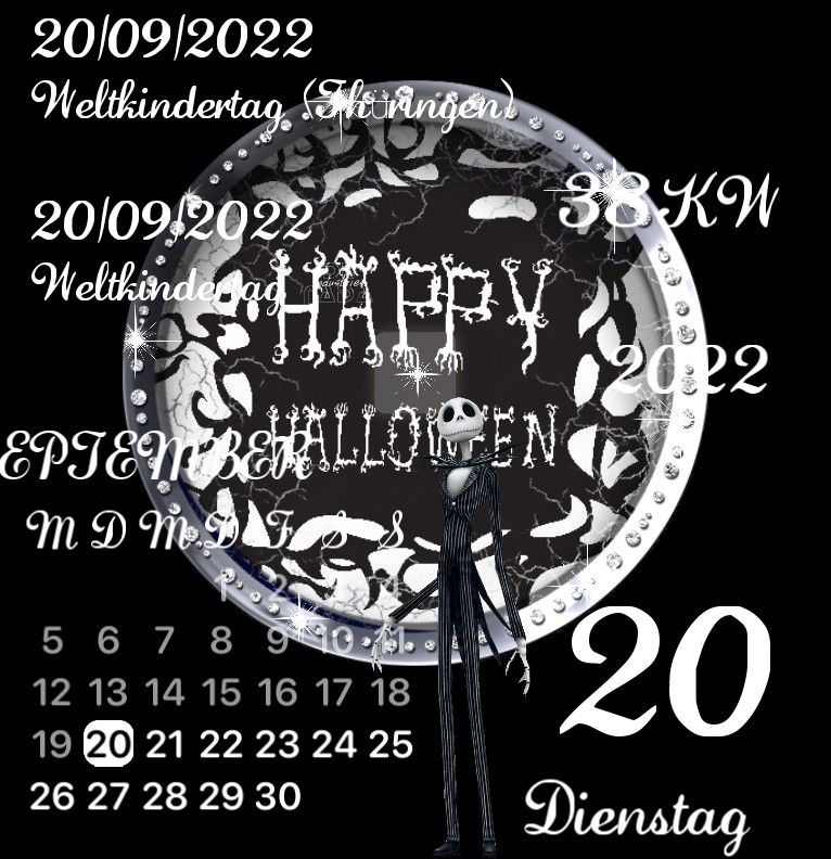 Kalender gross Halloween 