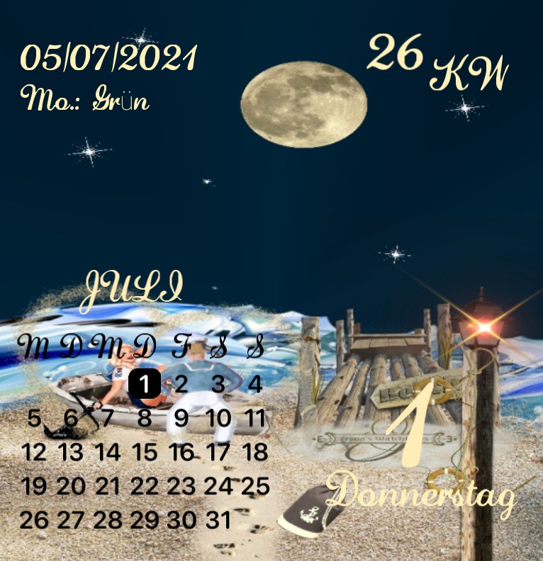 Kalender Kuestenkind 18 Nacht