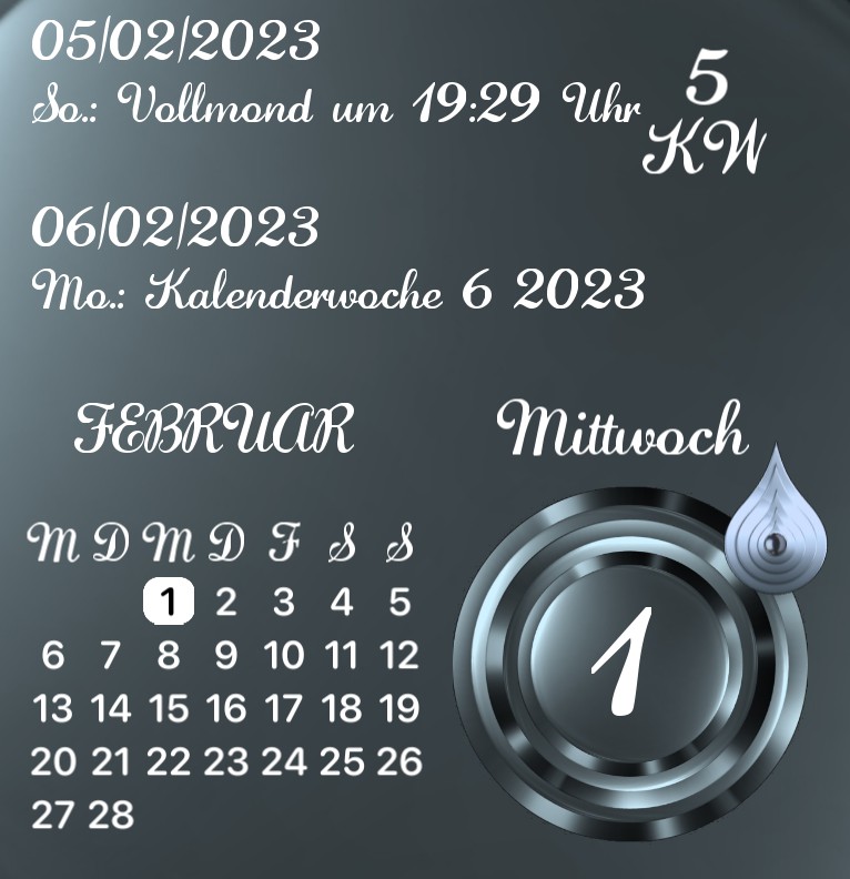 Kalender Design 1498