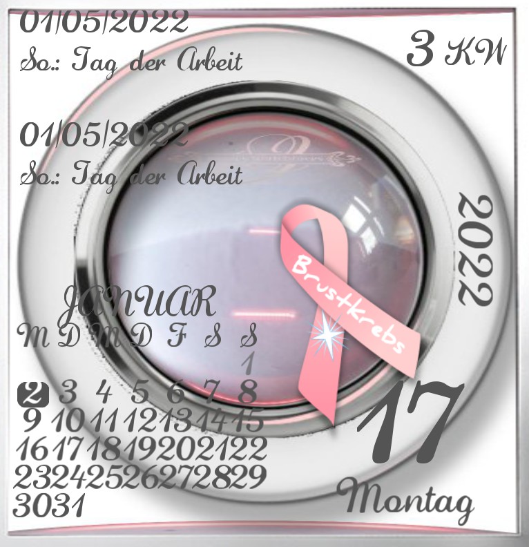 Kalender Brustkrebs Screening 