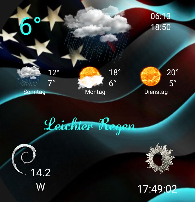 Widget Wetter American  