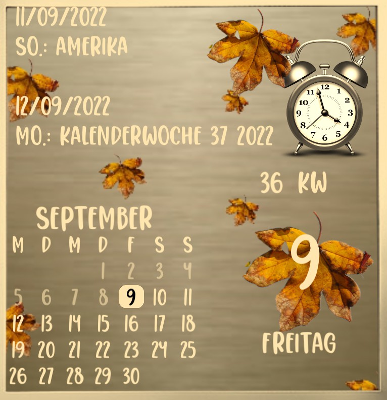 Kalender Herbstzeit 