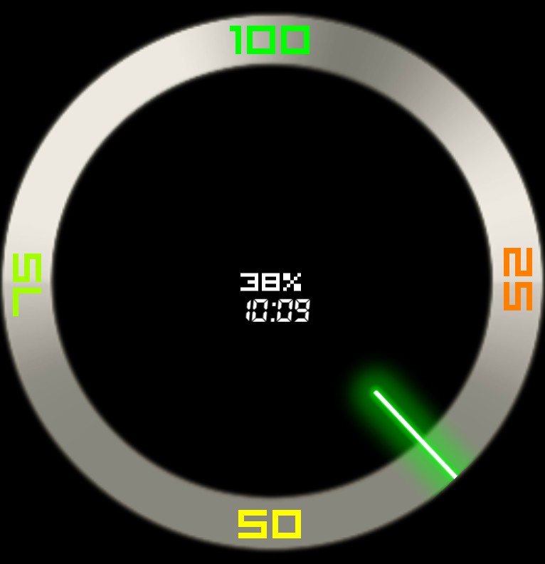 battery clock