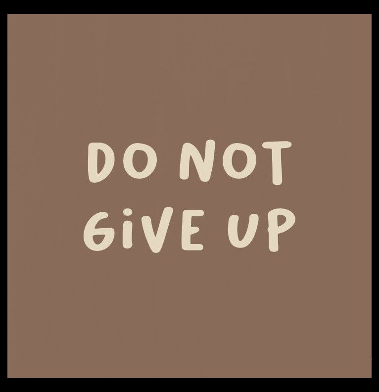 DO NOT GIVE UP LABAN LANG
