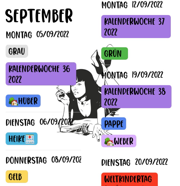 Agenda Pulp Fiction 2