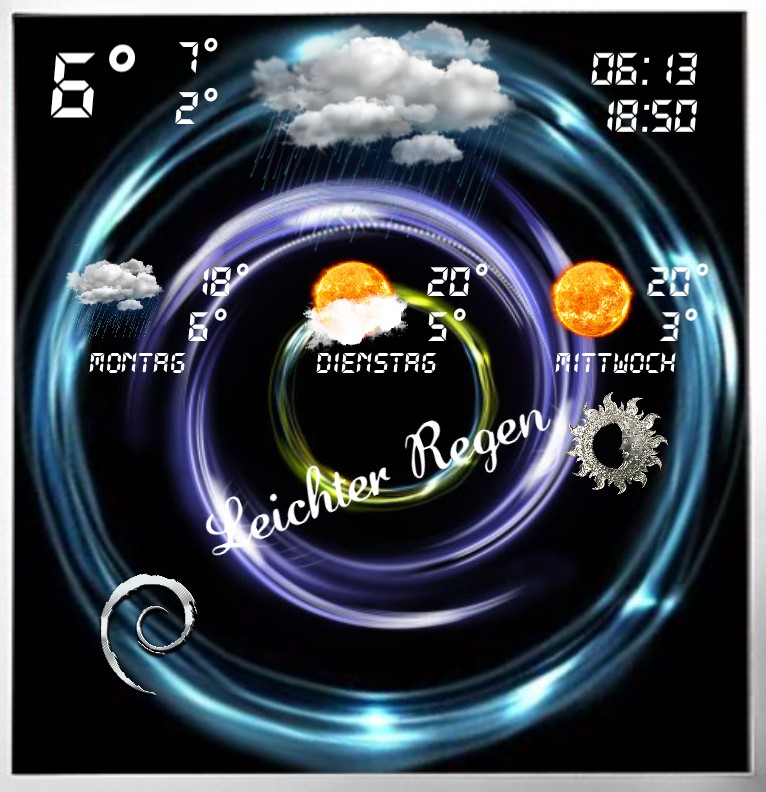 Widget Wetter Design Serie 1462