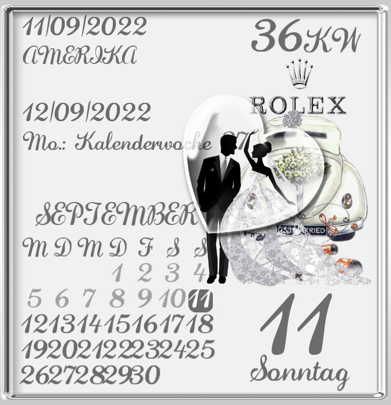  R...x Kalender Hochzeitstag 
