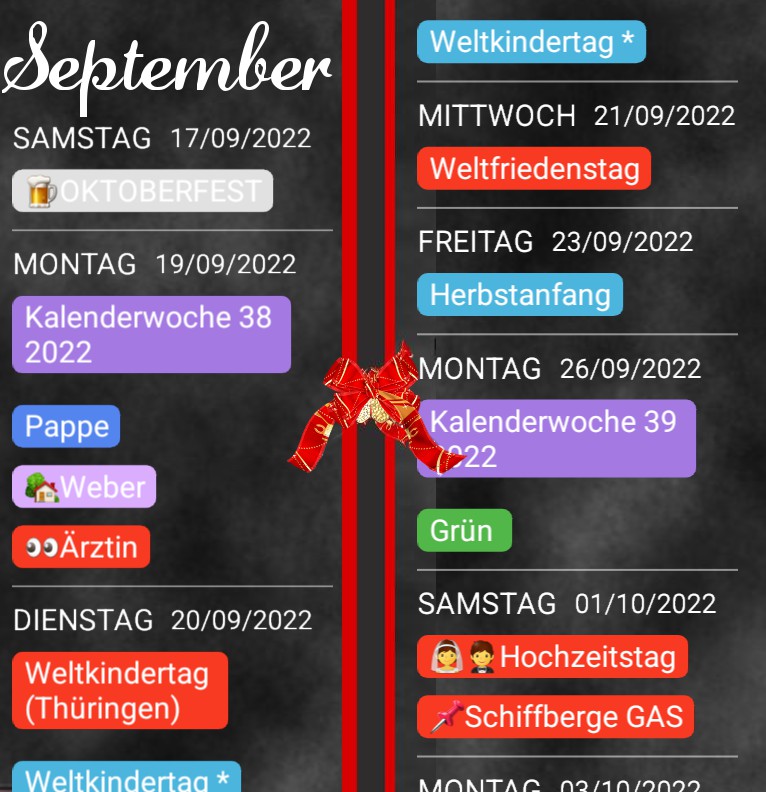 Agenda Laufband Christmas 