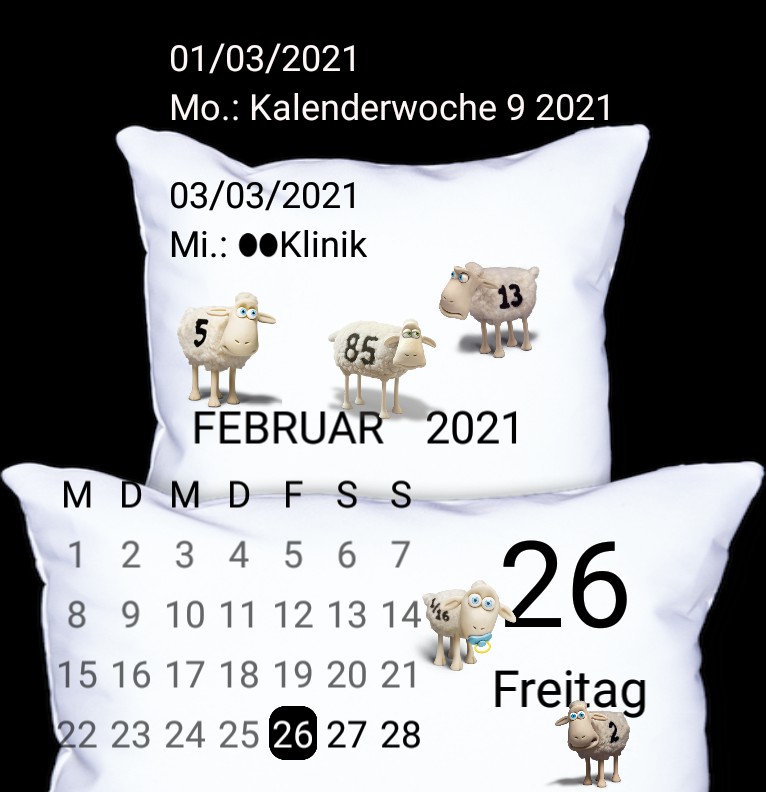 Kalender Mond Gute Nacht