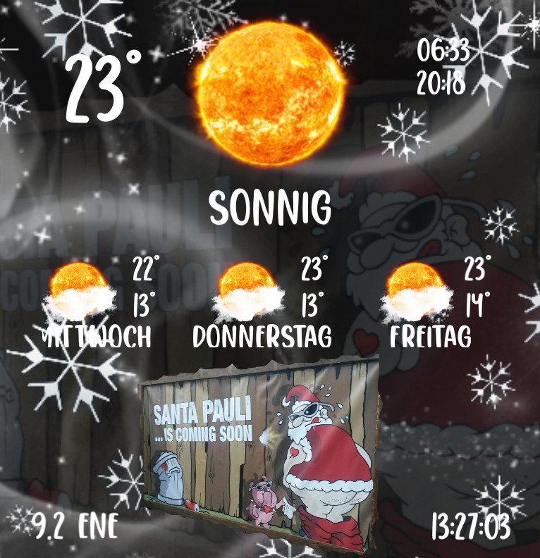 Widget Wetter SantaPauli Nacht 