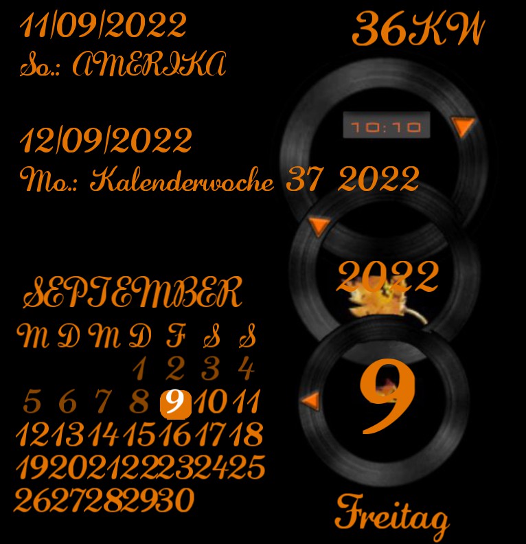 Kalender Autumn Design 