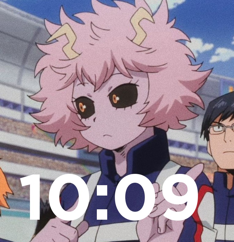 Mina ashido my hero academia anime