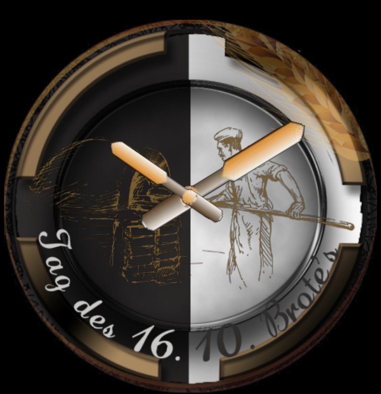 Clock Tag des Brotes