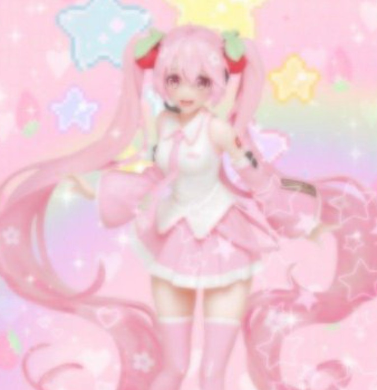 pink hatsune miku