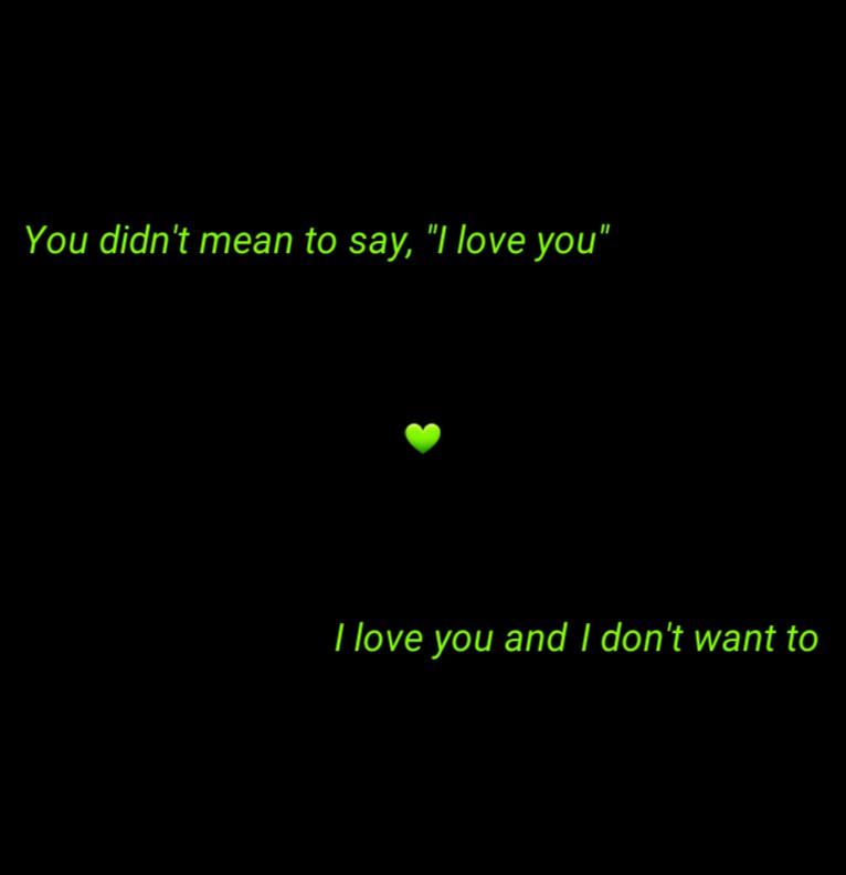i love you
