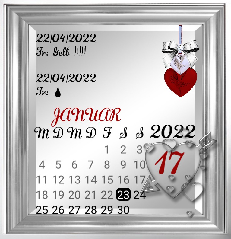 Kalender  Muttertag  