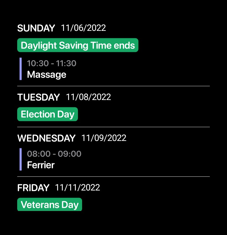 agenda