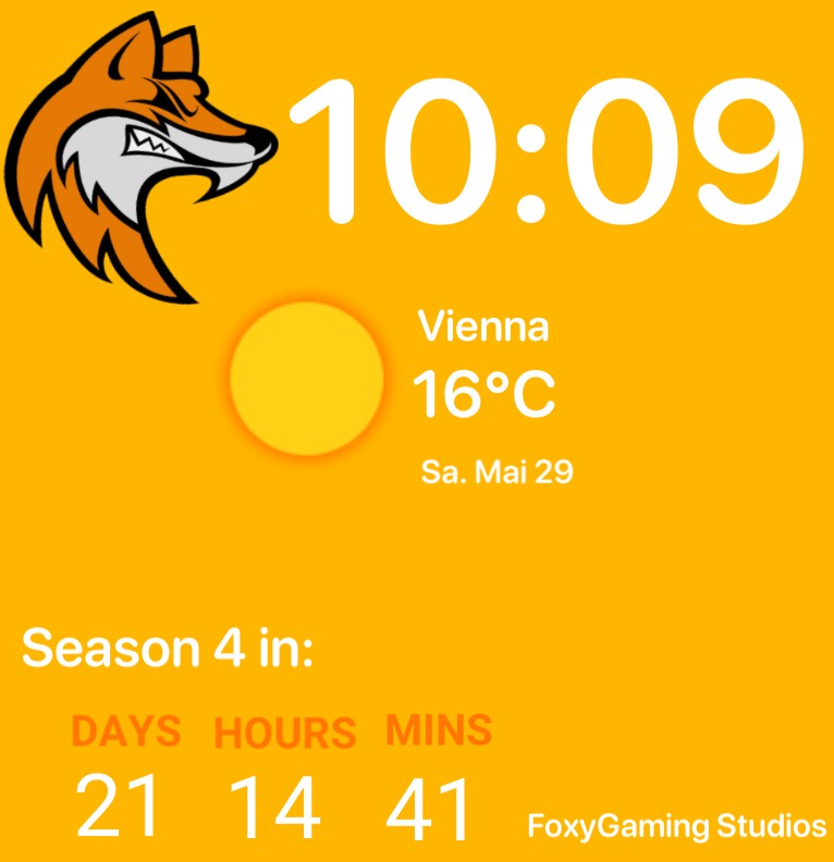 FoxyGaming Widget