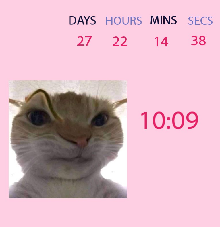 Picture, Time, Countdown