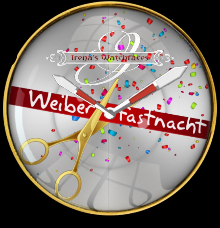Clock Weiberfastnacht 