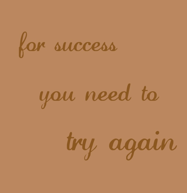 try again