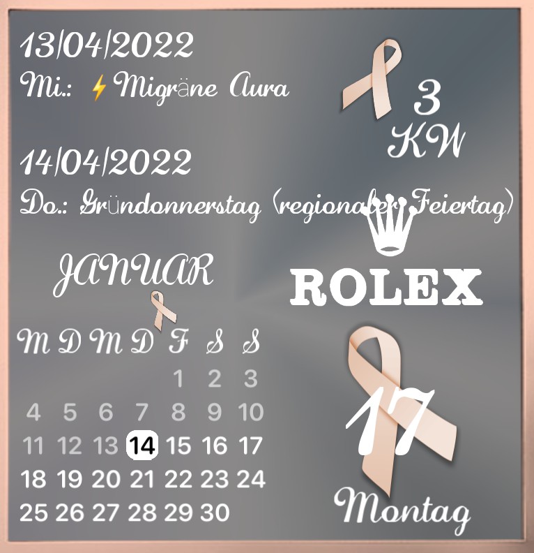 Kalender Brustkrebs  