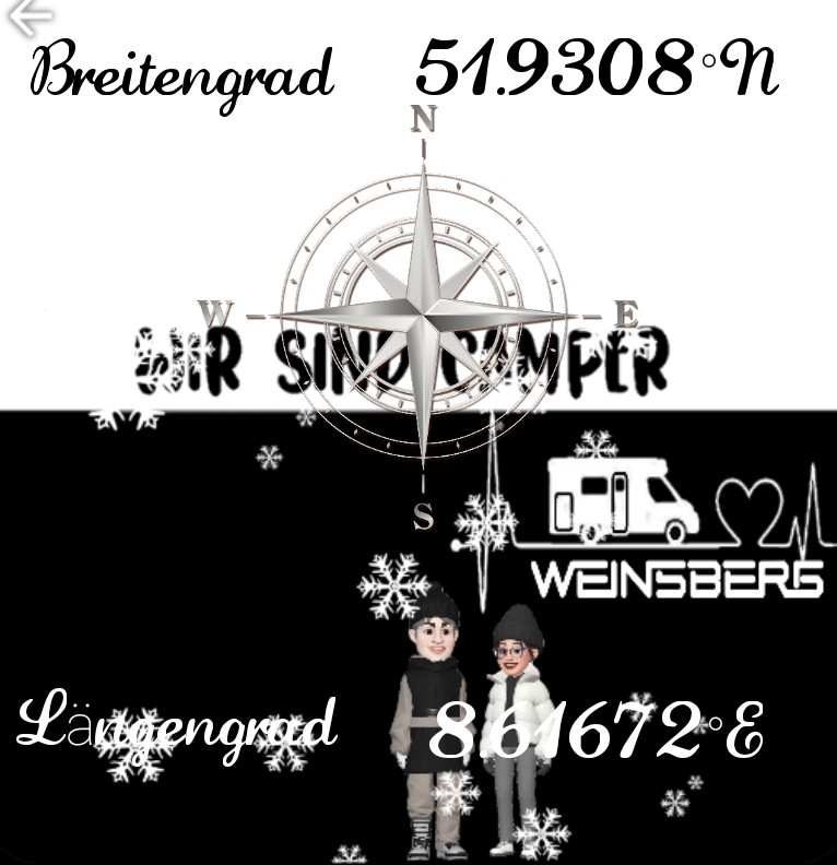 System 1 Wir sind Camper Winter BlackWhite 