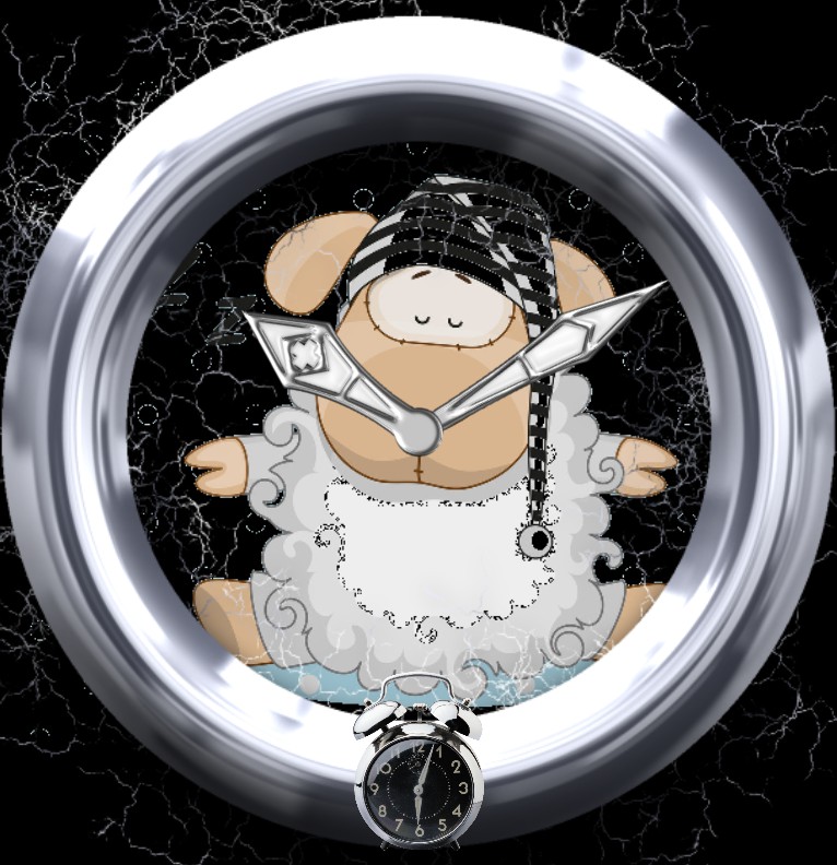 Clock Sleep Sheep 