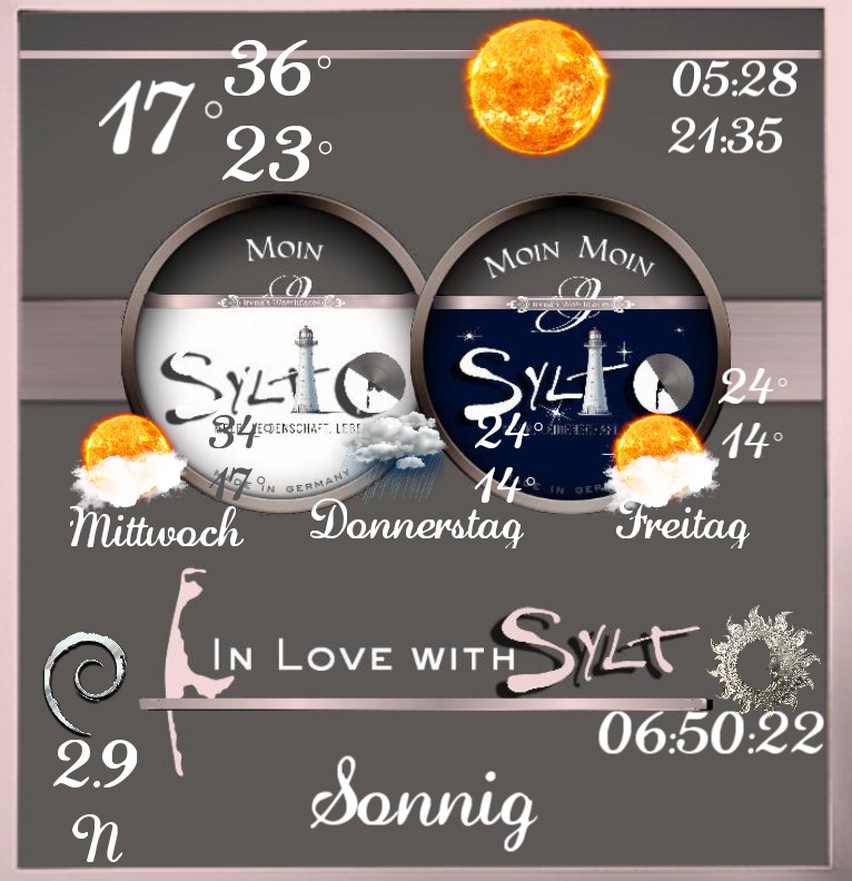 Wetter Sylt  Inselspiel 