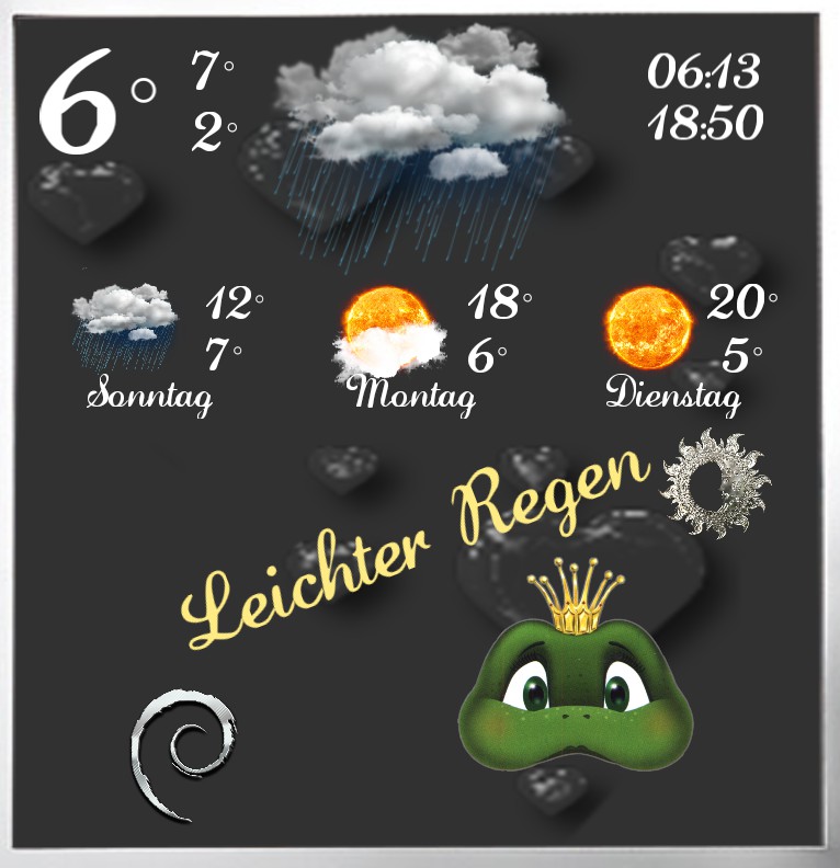 Widget Wetter Frog