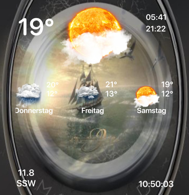 Widget Wetter mans World 
