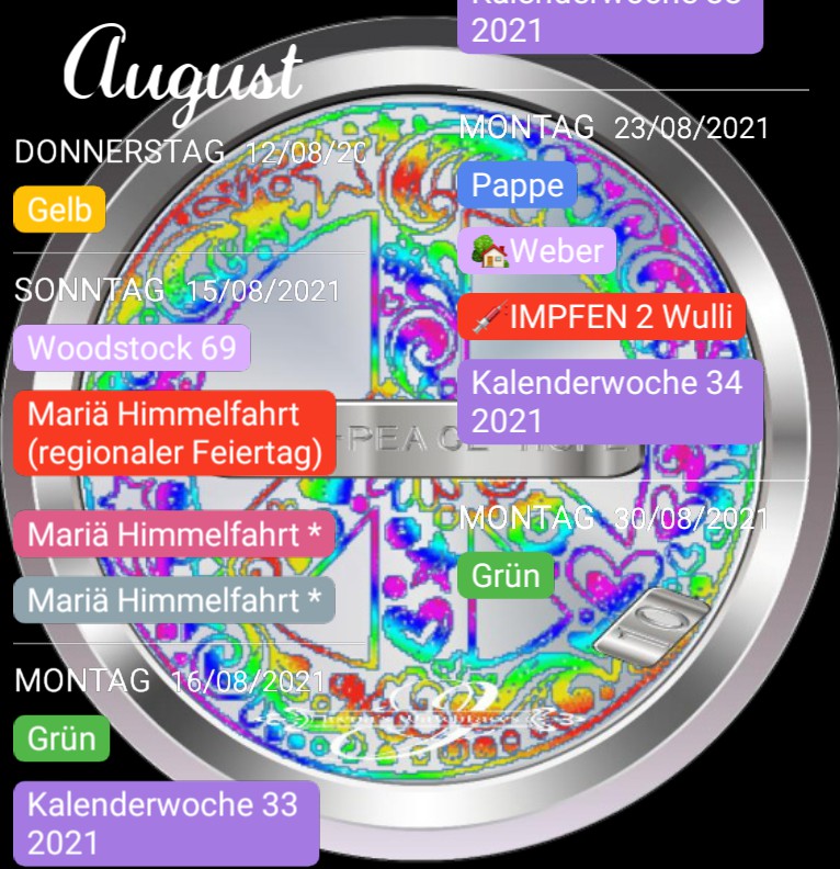 Agenda Love Peace Hope 2