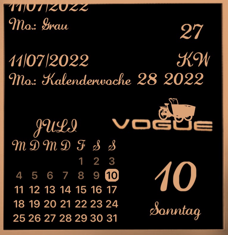 Kalender Vogue 