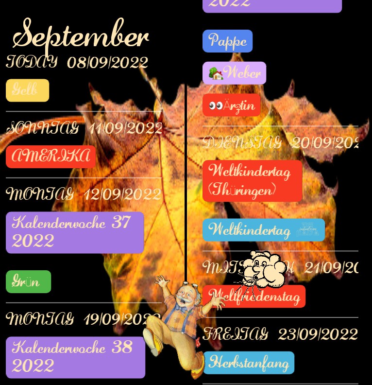  Termine  Herbst Rueckenwind  